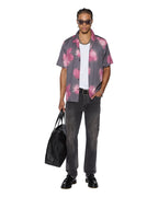 Mens Cursed Resort Ss Shirt Black Regular Shirts - Black