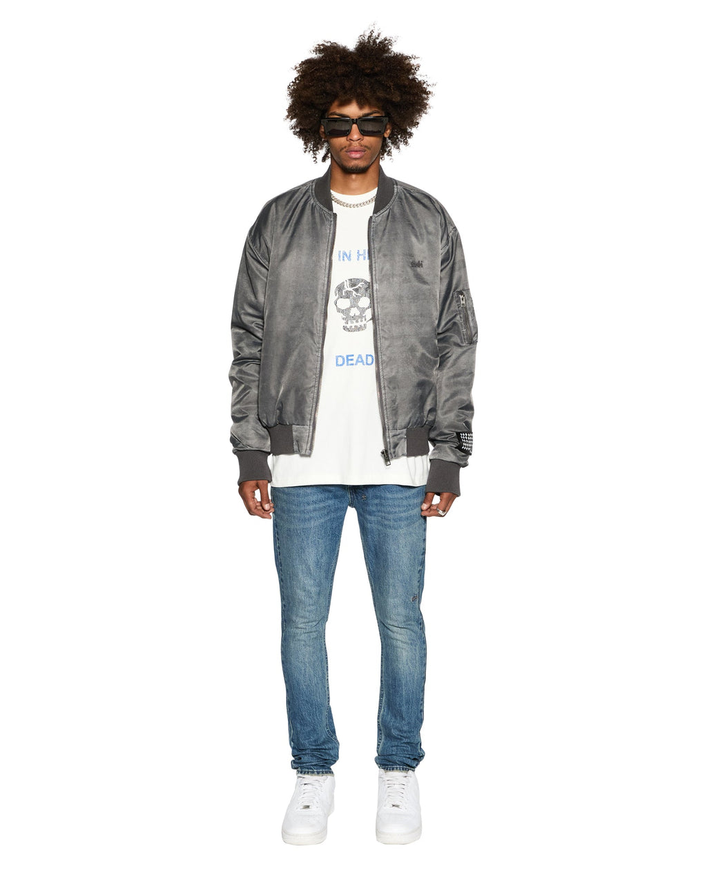 Mens Van Winkle Mids Skinny Denim Jeans - Denim
