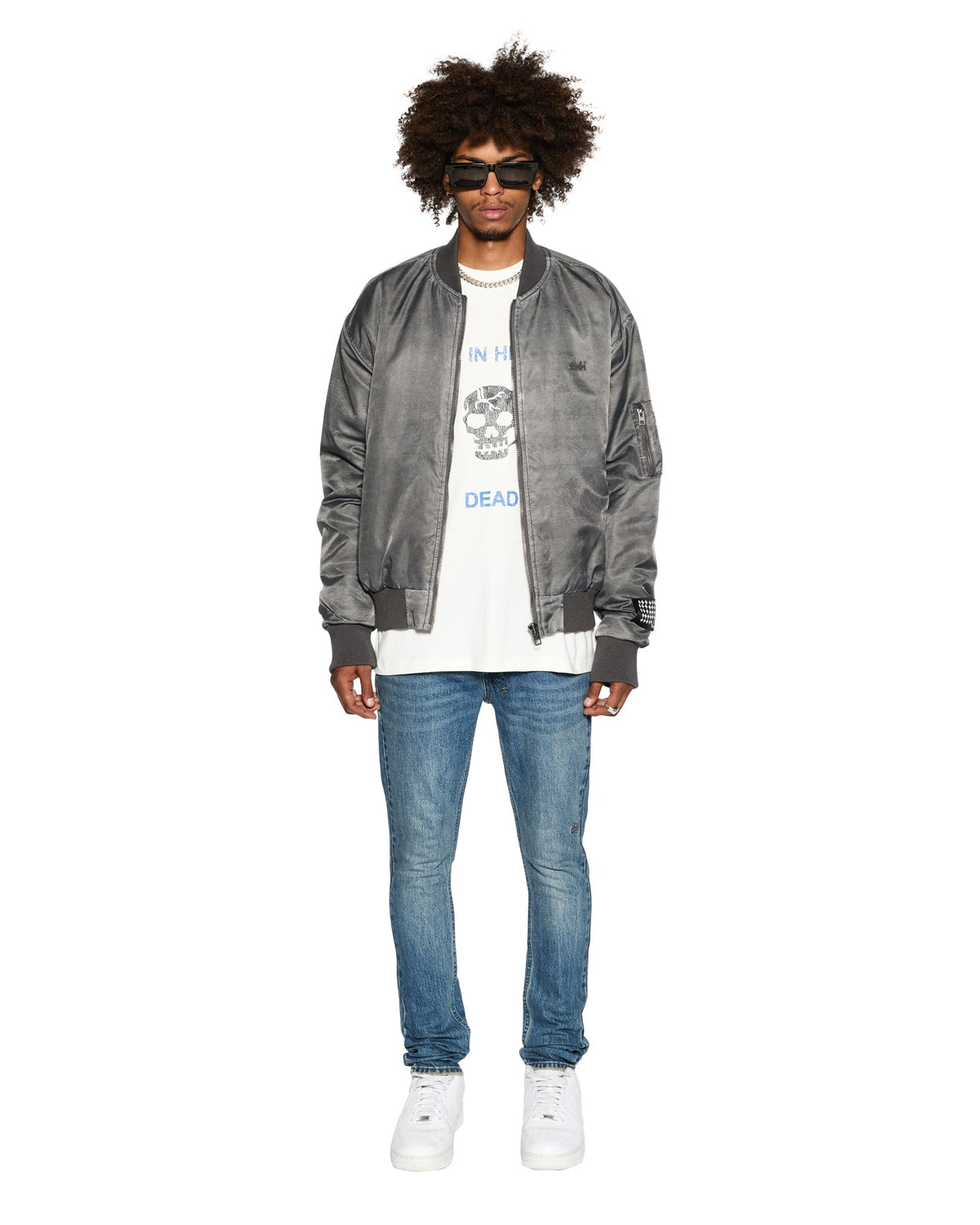Mens Van Winkle Mids Skinny Denim Jeans - Denim