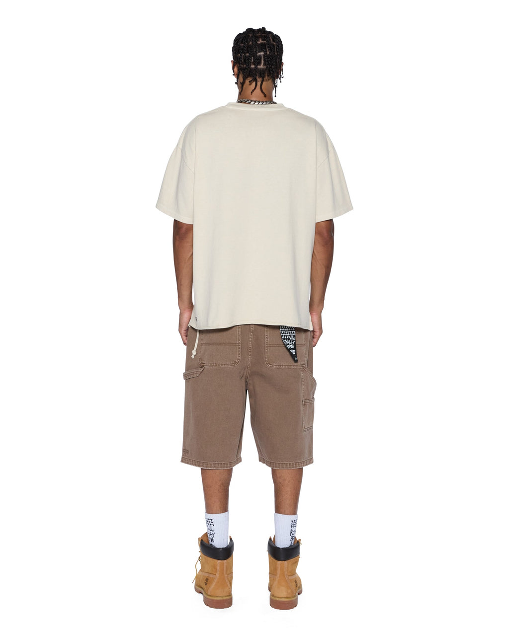 Mens Est Ekcess Pocket Ss Tee Desert Oversized Tees - Tan