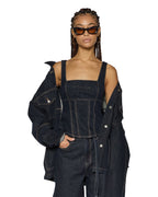 Womens Hera Bustier Zenith Pop Fitted Fashion Tops - Denim