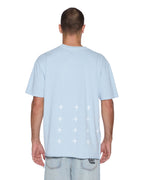 Mens Last Summer Biggie Ss Tee Blue Mist Oversized Tees - Blue