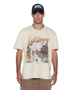 Mens Last Summer Biggie Ss Tee Desert Oversized Tees - Tan