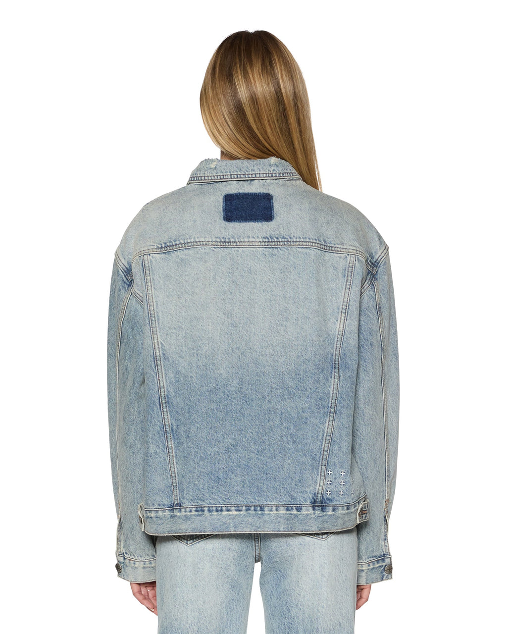 Womens Oversized Jacket Karma Oversized Jackets - Denim