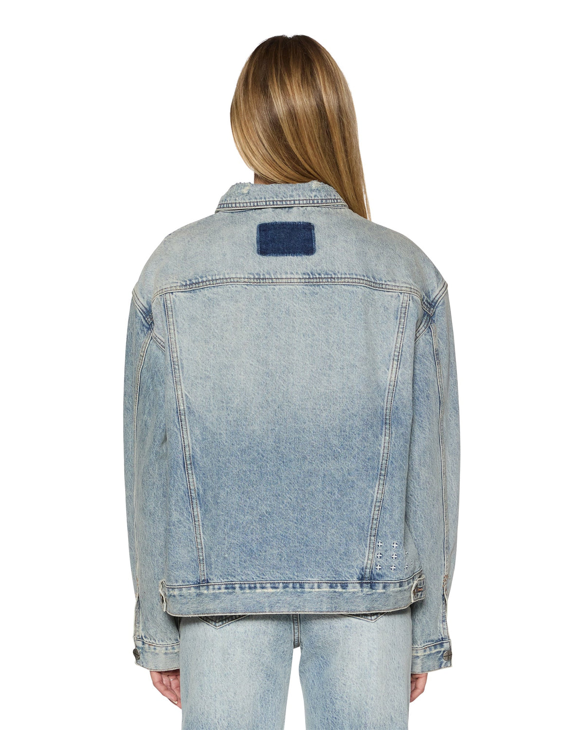 Womens Oversized Jacket Karma Oversized Jackets - Denim