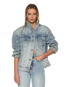 Womens Oversized Jacket Karma Oversized Jackets - Denim