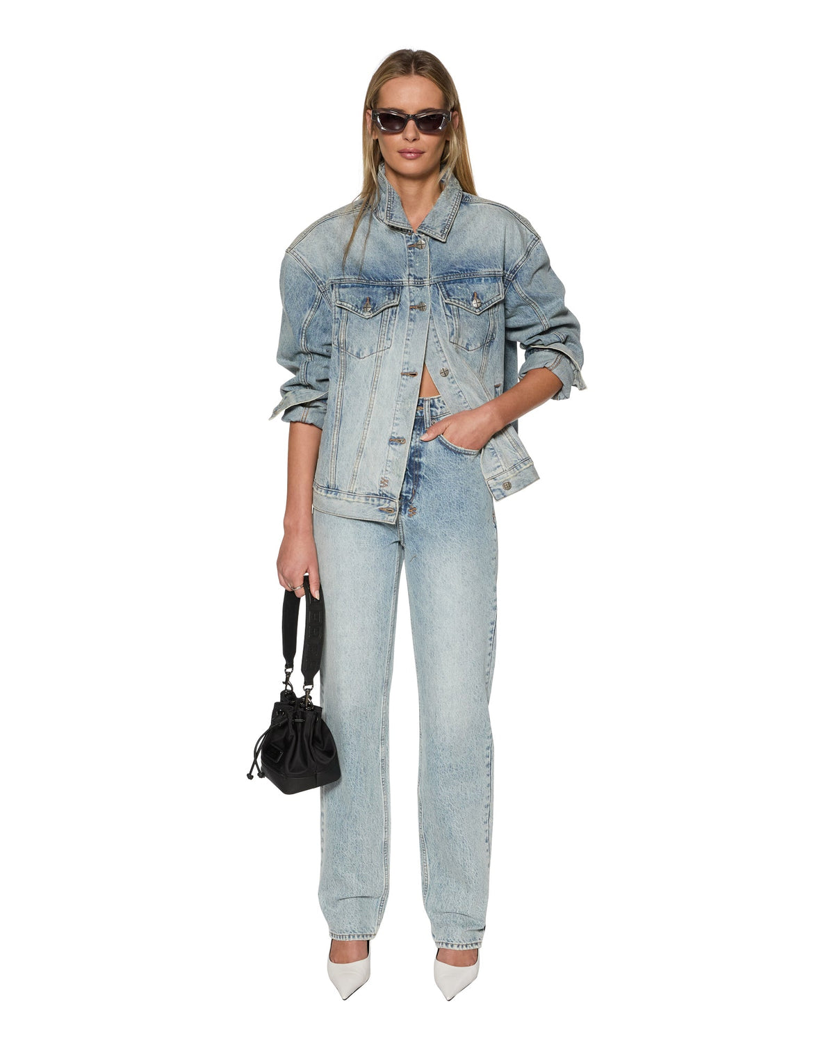 Womens Oversized Jacket Karma Oversized Jackets - Denim