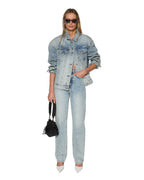 Womens Oversized Jacket Karma Oversized Jackets - Denim