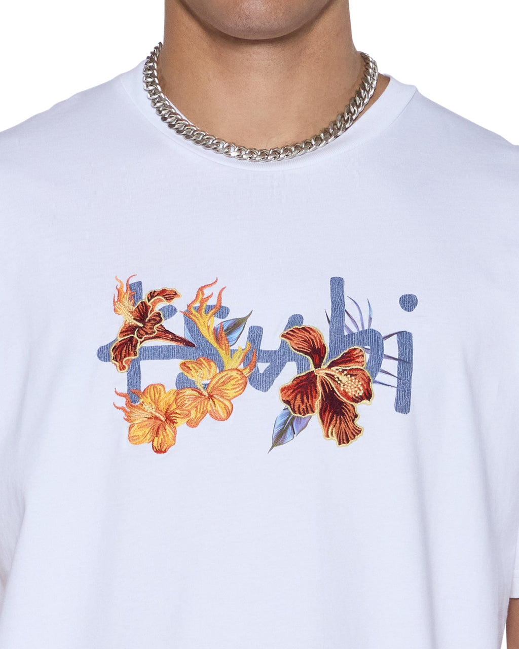 Mens Romeo Biggie Ss Tee Tru White Oversized Tees - White