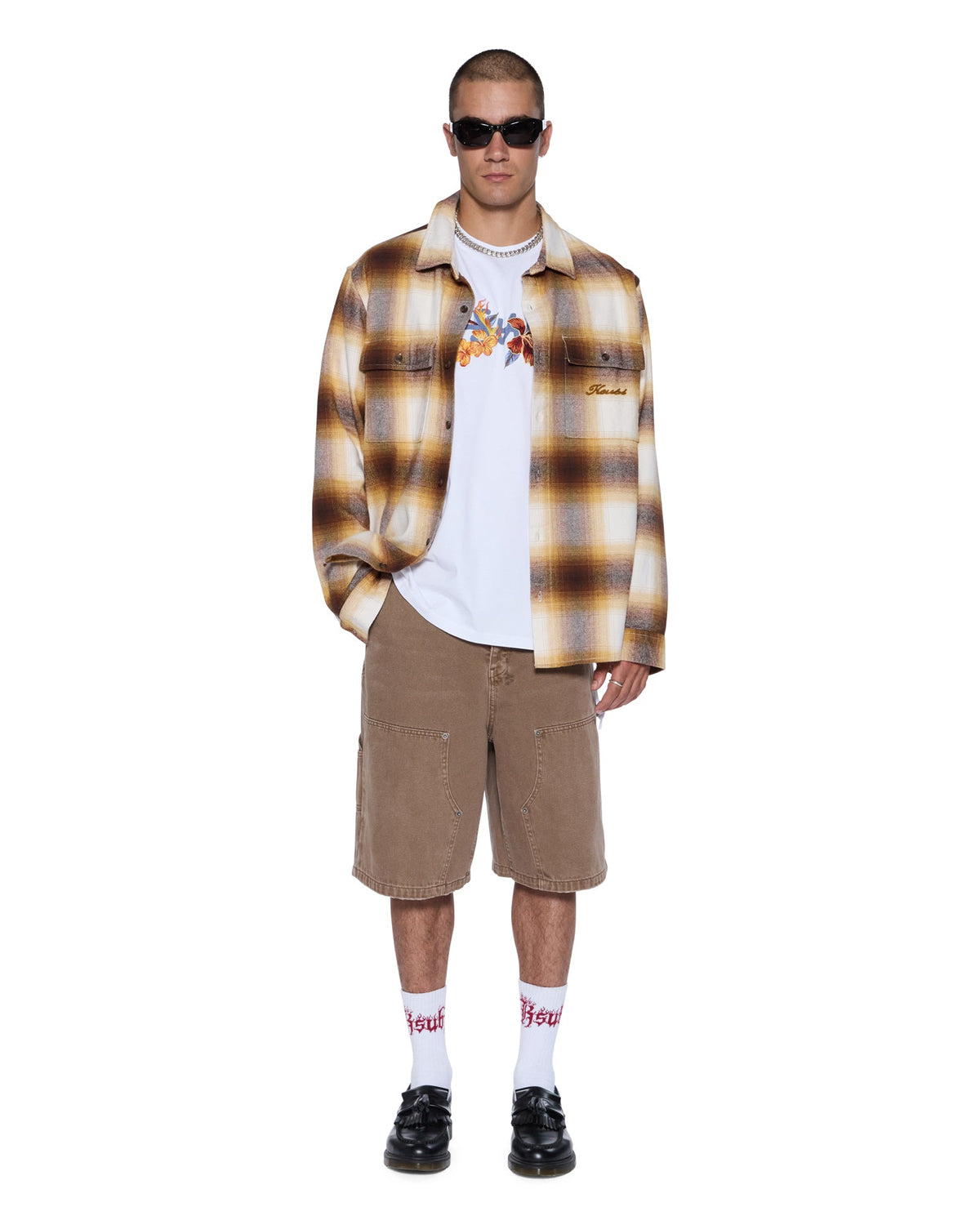 Mens Romeo Biggie Ss Tee Tru White Oversized Tees - White