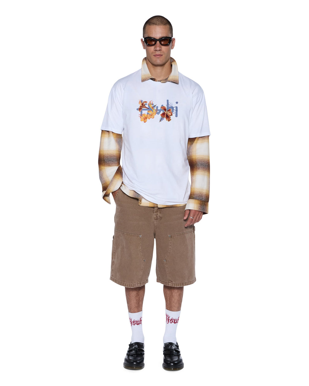 Mens Romeo Biggie Ss Tee Tru White Oversized Tees - White