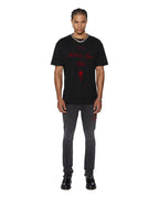 Mens Van Winkle Black Rokk Skinny Denim Jeans - Black