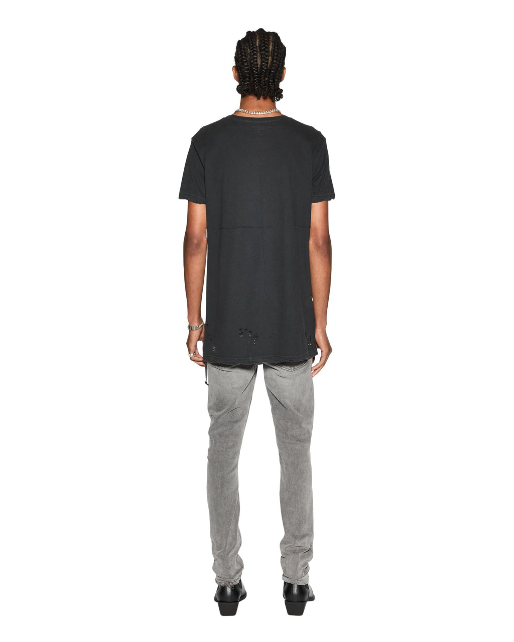 Mens Sioux Ss Tee Black Fitted Tees - Black