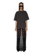 Womens Sott Boyfriend Tee Black Oversized Tees - Black