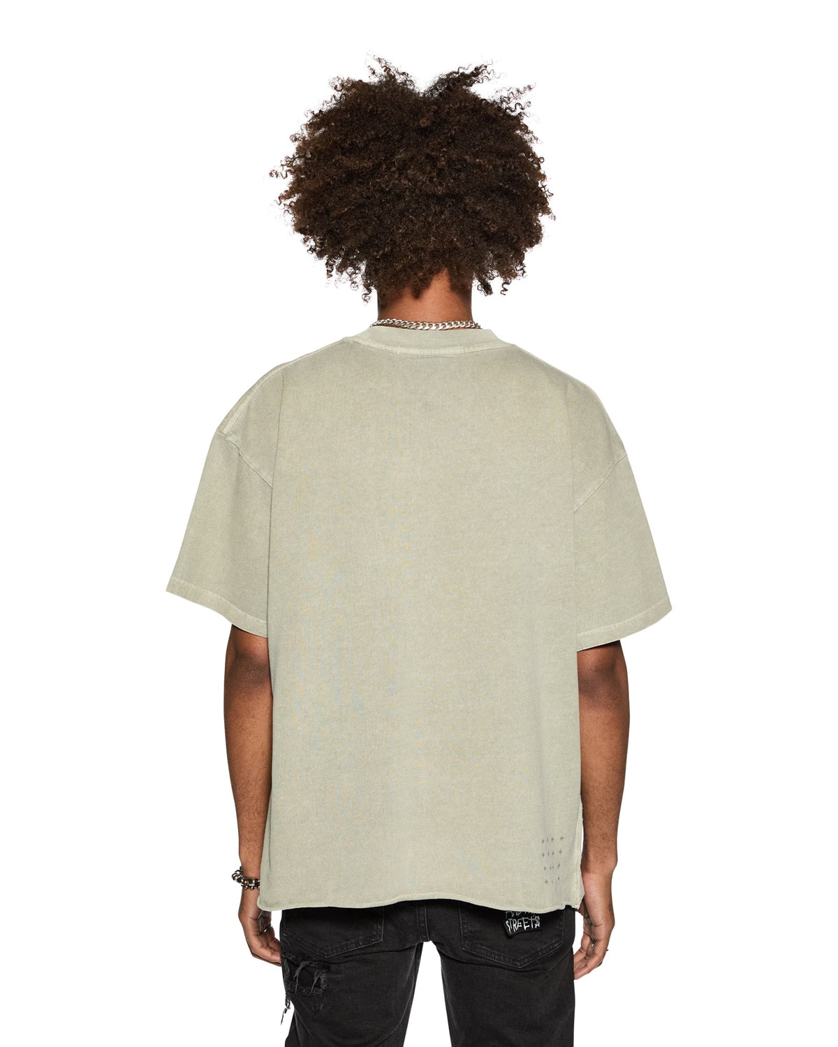 Mens Sott Ekcess Ss Tee Outback Oversized Tees - Khaki