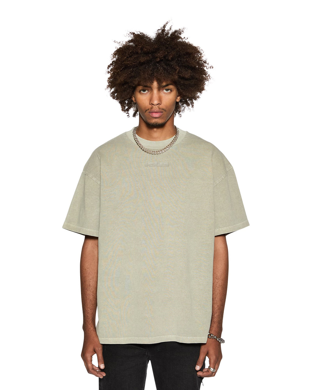 Mens Sott Ekcess Ss Tee Outback Oversized Tees - Khaki