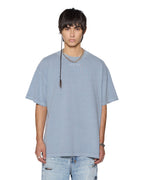 Mens Sott Ekcess Ss Tee Storm Oversized Tees - Blue