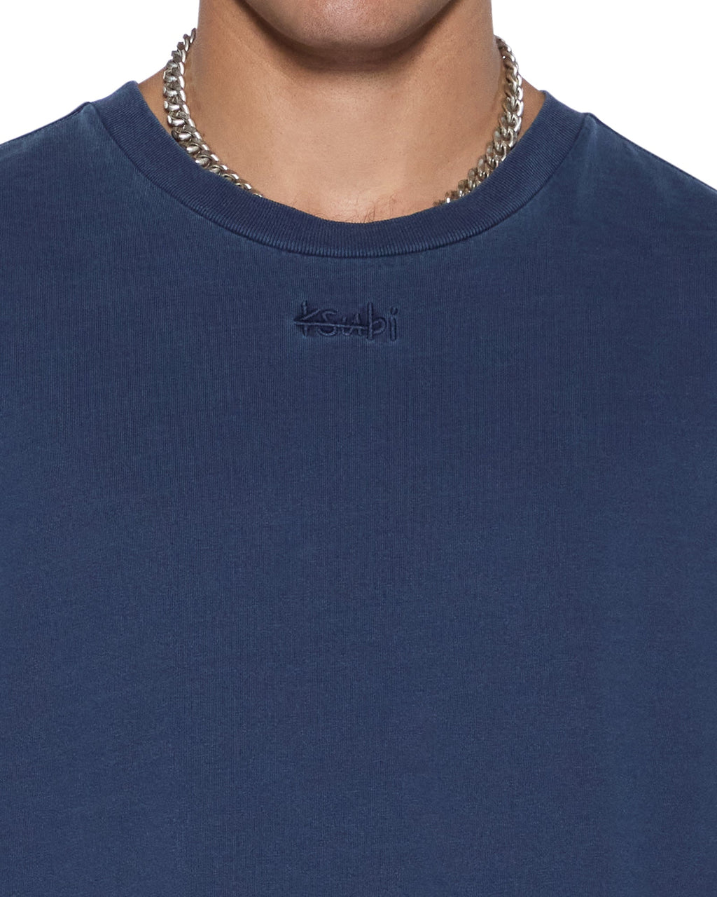 Mens Stitch Up Biggie Ss Tee Deep Oversized Tees - Navy