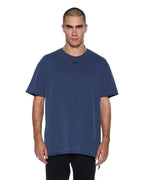 Mens Stitch Up Biggie Ss Tee Deep Oversized Tees - Navy