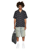 Mens Maxx Operator Short Stagelight Relaxed Walkshorts - Denim