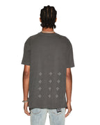 Mens Skull Biggie Ss Tee Faded Black Oversized Tees - Black
