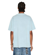 Mens Sott Ekcess Ss Tee Ice Blue Oversized Tees - Blue