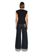 Womens Staple Ss Tee Black Fitted Tees - Black