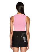 Womens Syndicate Tank Xtra Hyper Fitted Fashion Tops - Pink