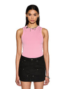 Womens Syndicate Tank Xtra Hyper Fitted Fashion Tops - Pink