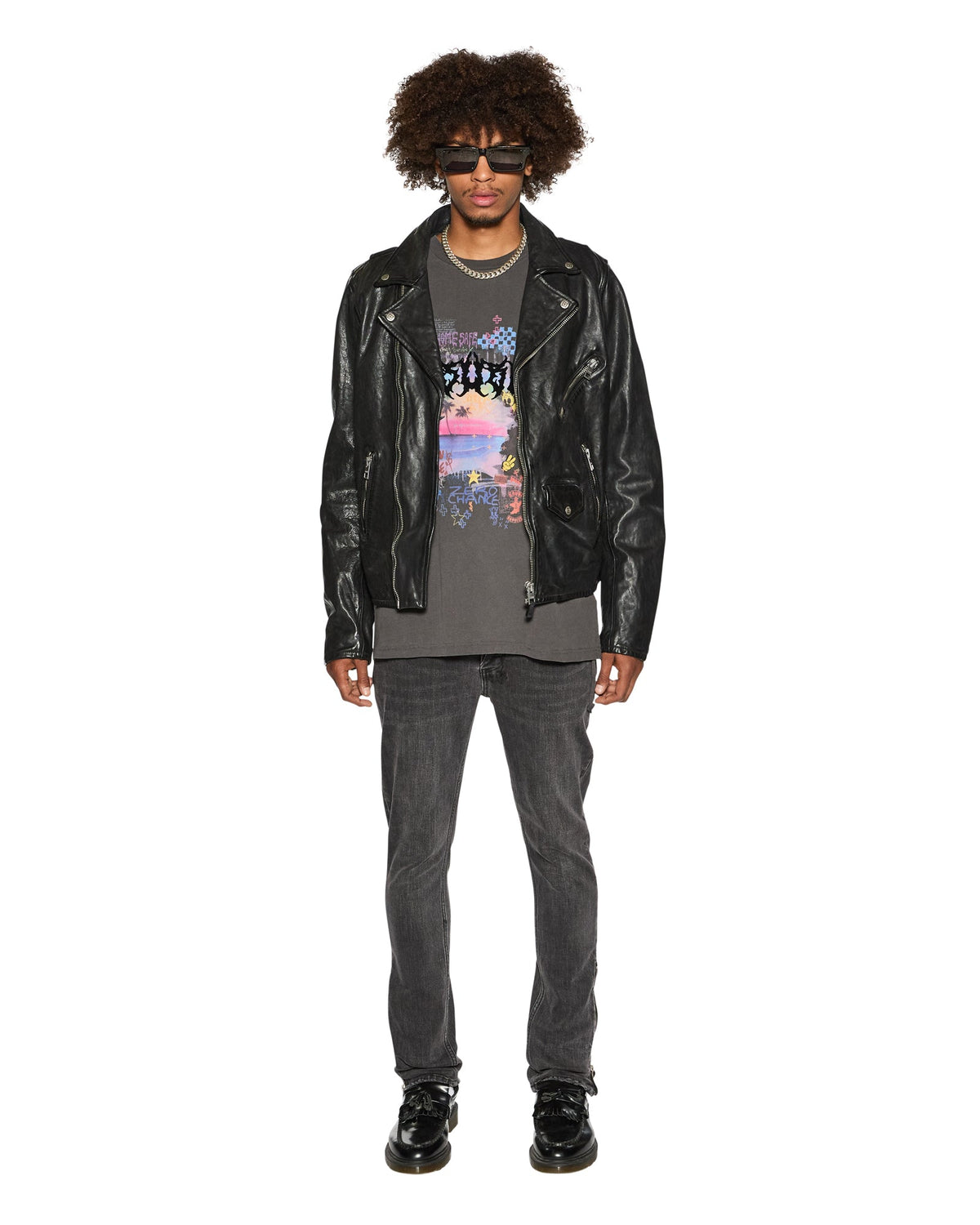 Mens Vandals Biggie Ss Tee Faded Black Oversized Tees - Black