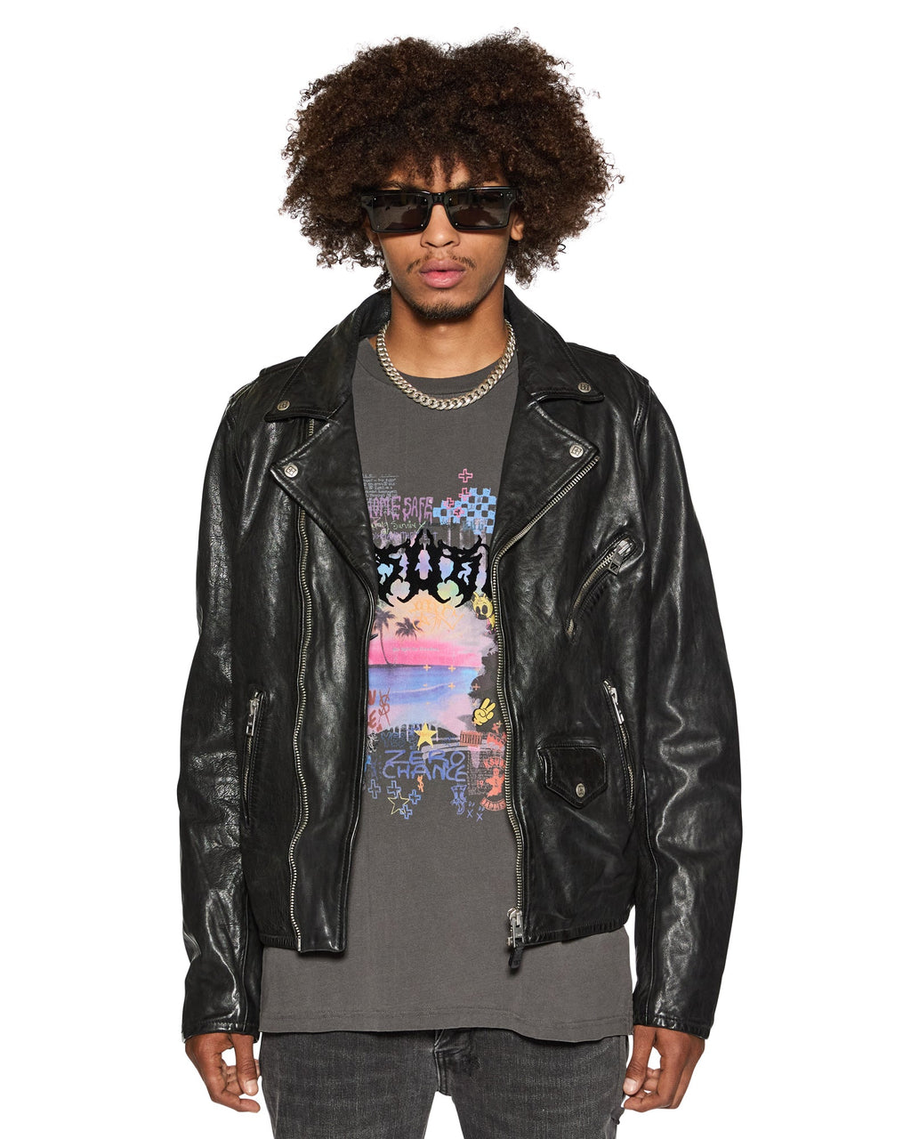Mens Vandals Biggie Ss Tee Faded Black Oversized Tees - Black