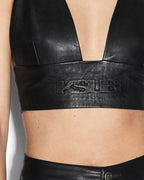 Womens Apex Bralette Black Fitted Fashion Tops - Black
