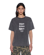 Womens Tbs Bleach Oh G Ss Tee Smoke Regular Tees - Grey