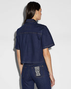 Womens Cargo Ss Shirt Legacy Boxy Shirts - Denim