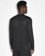 Mens Scripted Hockey Jersey Black Regular Shirts - Black