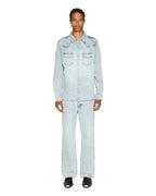 Mens Whiplash Ls Shirt Paragon Regular Shirts - Denim