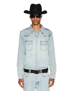 Mens Whiplash Ls Shirt Paragon Regular Shirts - Denim