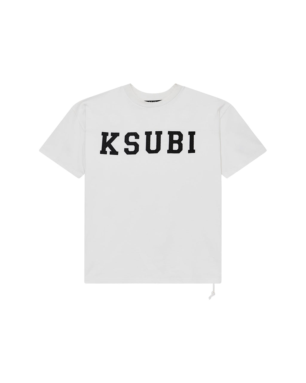 Mens Touchdown Ekcess Ss Tee Vintage White Oversized Tees - Beige