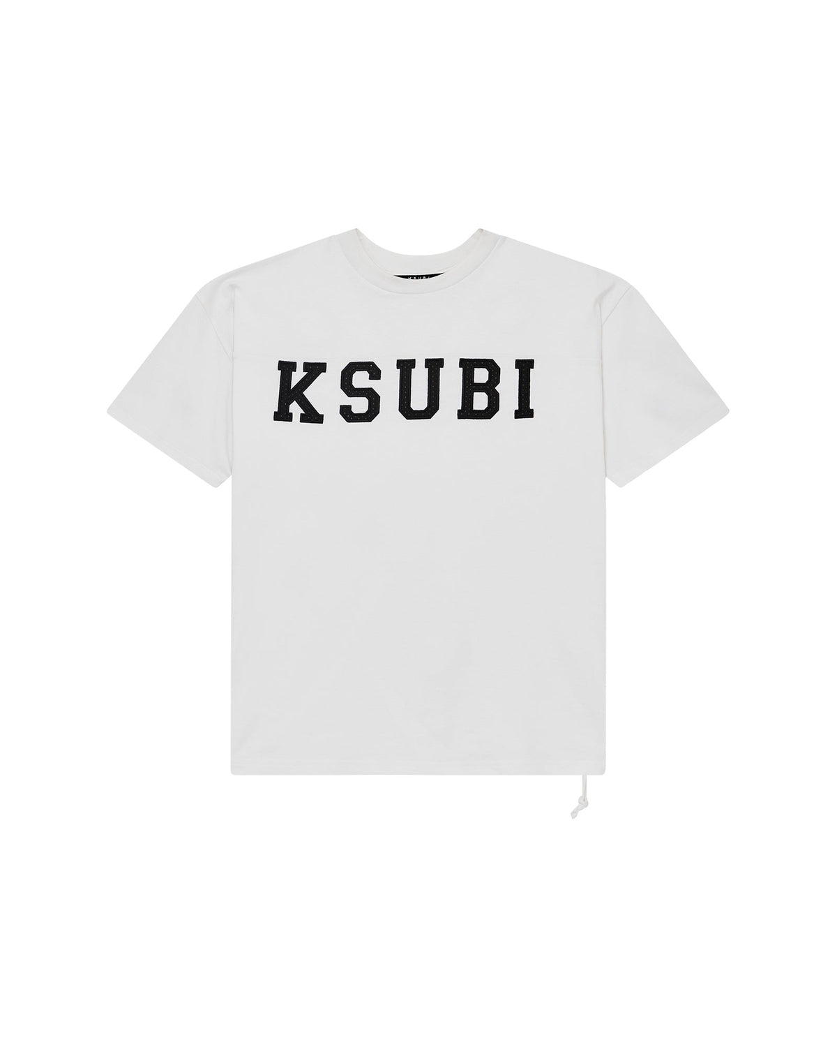 Mens Touchdown Ekcess Ss Tee Vintage White Oversized Tees - Beige