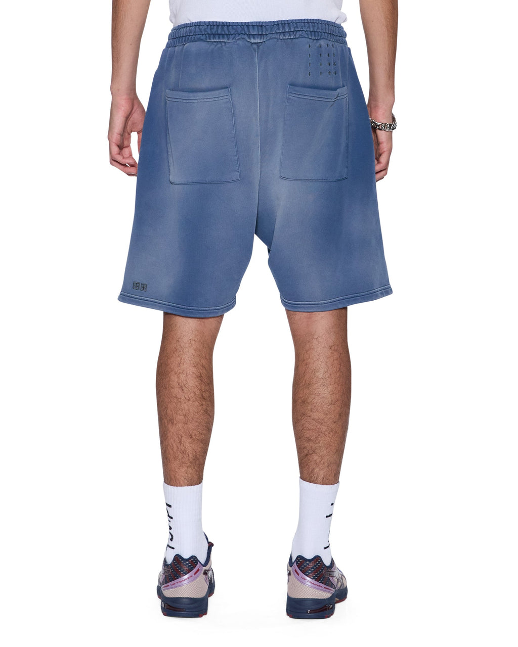 Mens Ace Trak Short Ink Fade Regular Walkshorts - Navy