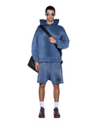 Mens Ace Trak Short Ink Fade Regular Walkshorts - Navy