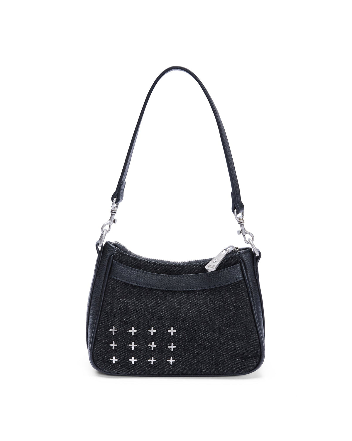 Trash Bag Mini Noir Denim Regular Bags - Black