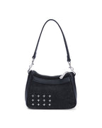 Trash Bag Mini Noir Denim Regular Bags - Black