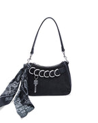Trash Bag Mini Noir Denim Regular Bags - Black