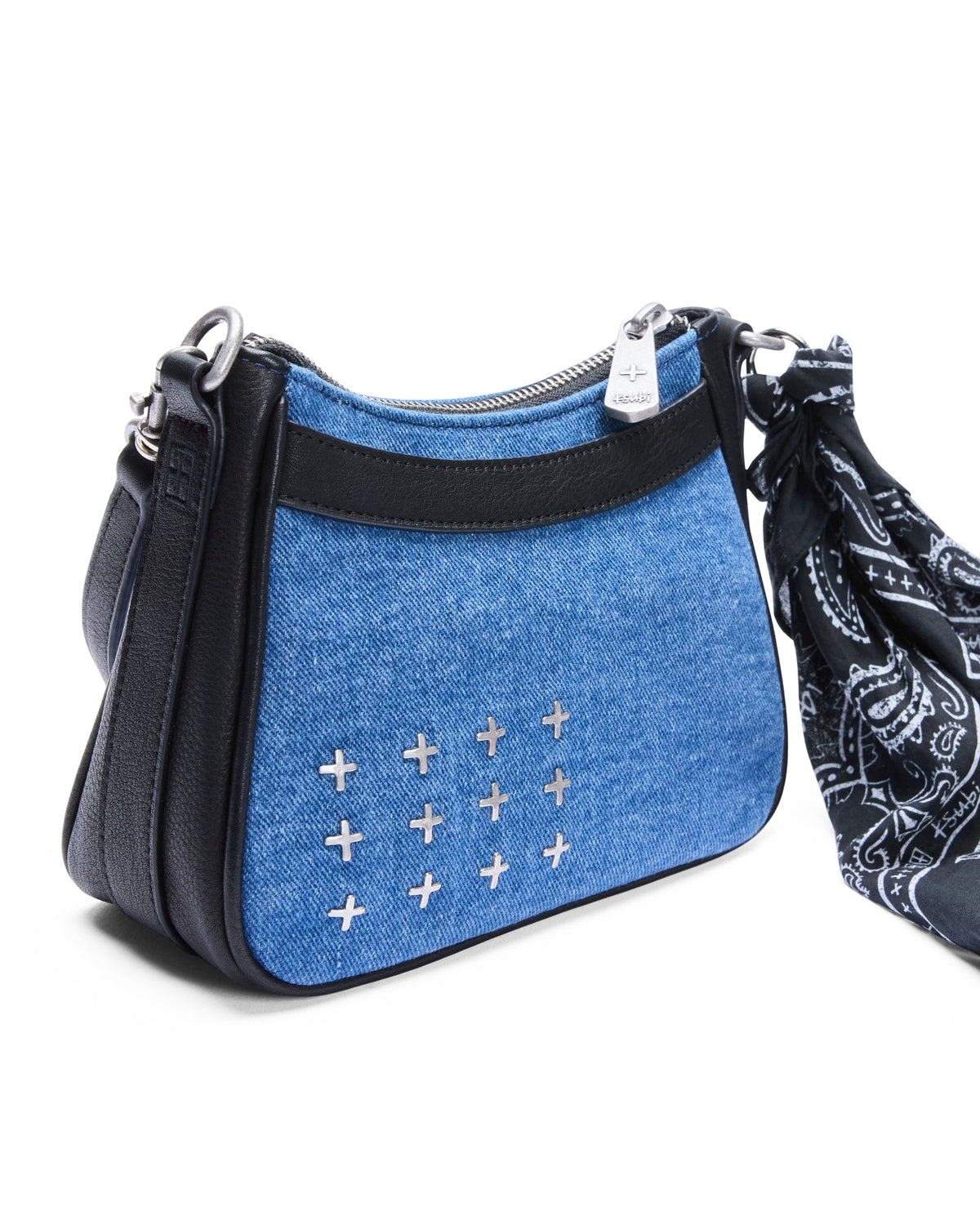 Trash Bag Mini Blue Denim Regular Bags - Denim