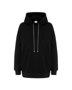 Womens Unchained Oh G Hoodie Black Oversized Fleece - Black