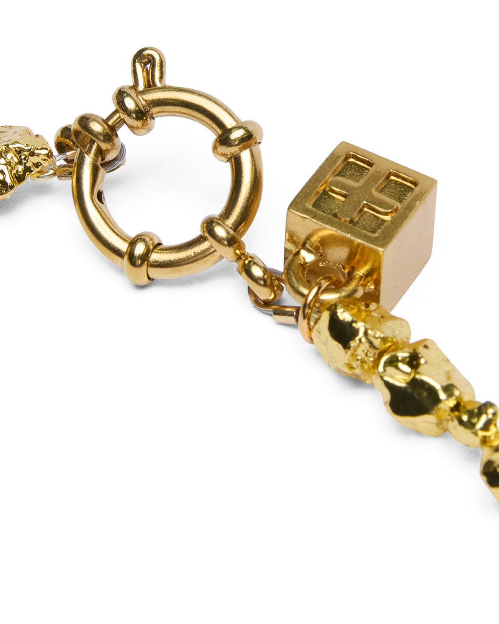 Uncut Gold Choker Jewellery - Gold
