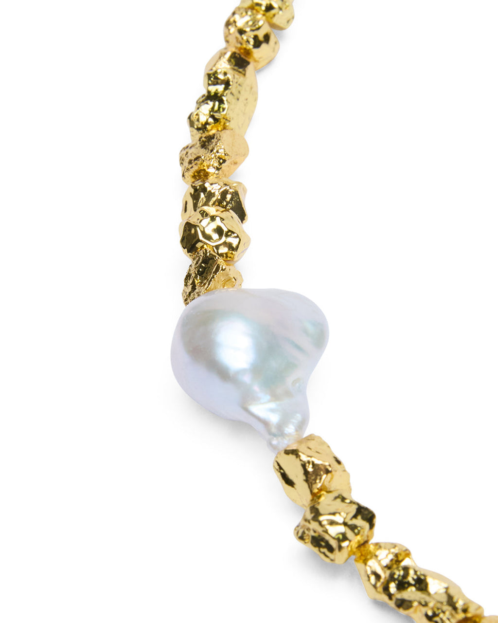 Uncut Gold Choker Jewellery - Gold