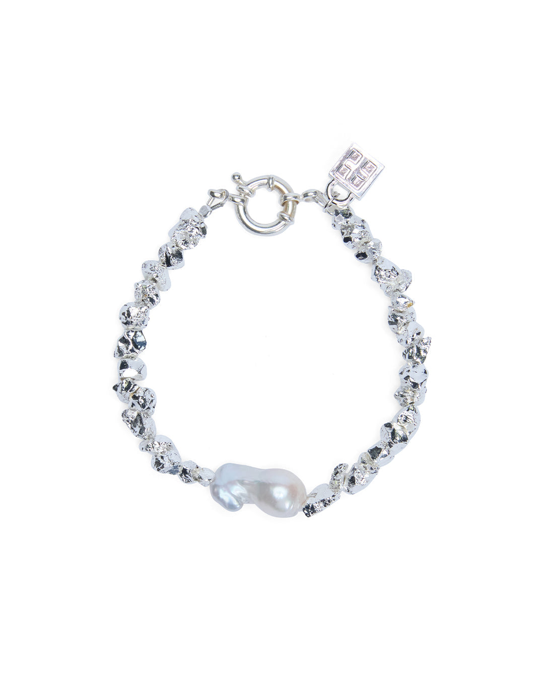 Uncut Silver Bracelet Jewellery - Silver