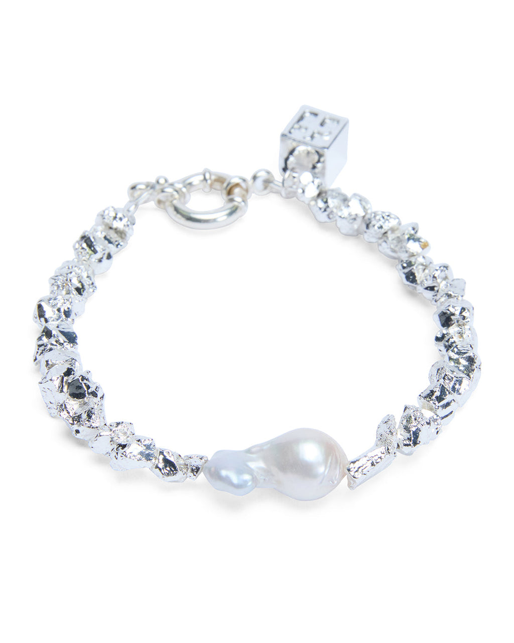 Uncut Silver Bracelet Jewellery - Silver